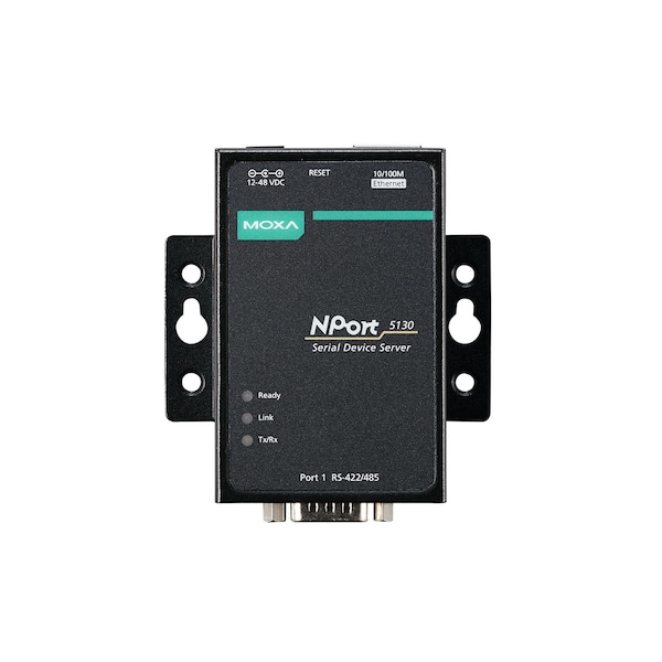 1Port Device Server, 10/100M Ethernet, Rs-422/485, Db9 Male, 110V